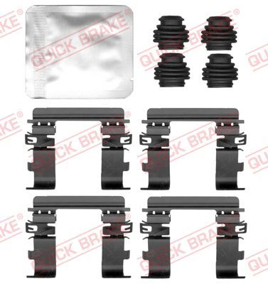 Quick Brake 1090198 Комплект приладдя, накладка дискового гальма