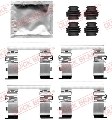 Quick Brake 1090200 Комплект приладдя, накладка дискового гальма