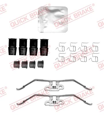 Quick Brake 1090202 Планка супорта (переднього) прижимна (к-кт) Skoda Kodiaq/Superb/VW Passat 23-
