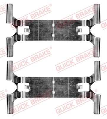 Quick Brake 1090204 Планка супорта (переднього) прижимна (к-кт) Porsche Cayenne/Cayenne Coupe 17-