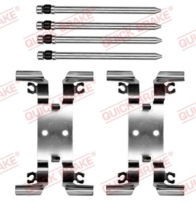 Quick Brake 1090206 Комплект приладдя, накладка дискового гальма