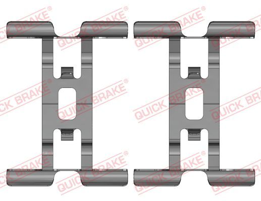 Quick Brake 1090211 Планка супорта (заднього) прижимна (к-кт) Porsche Cayenne 17-