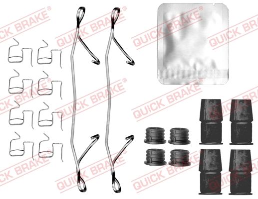 Quick Brake 1090219 Планка супорта (переднього) прижимна (к-кт) Ford Transit Courier 24- (ATE)