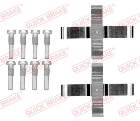 Quick Brake 1090220 Комплект приладдя, накладка дискового гальма