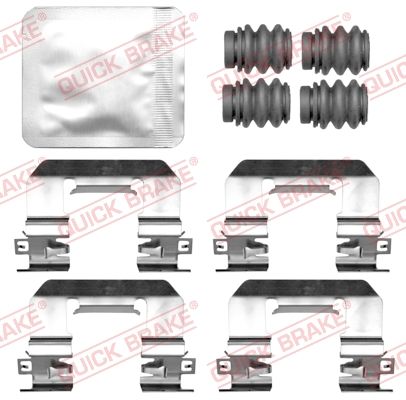 Quick Brake 1090228 Комплект приладдя, накладка дискового гальма