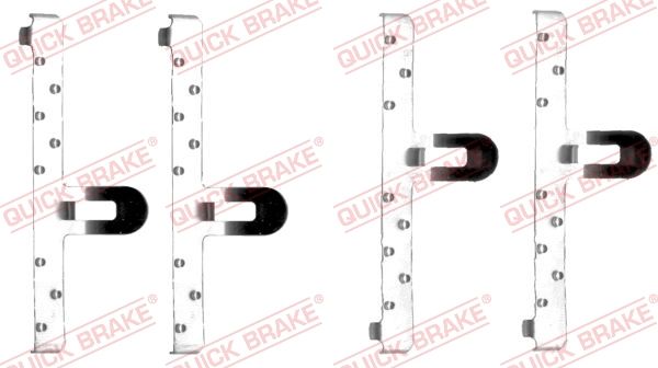 Quick Brake 1091057 Планка супорта (переднього) прижимна (к-кт) Ford Sierra/Escort 85-95