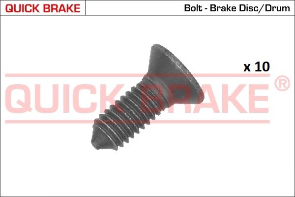 Quick Brake 1166710K Болт кріплення диска гальмівного Hyundai Santa Fe/Kia Sportage 01- (к-кт 10шт)