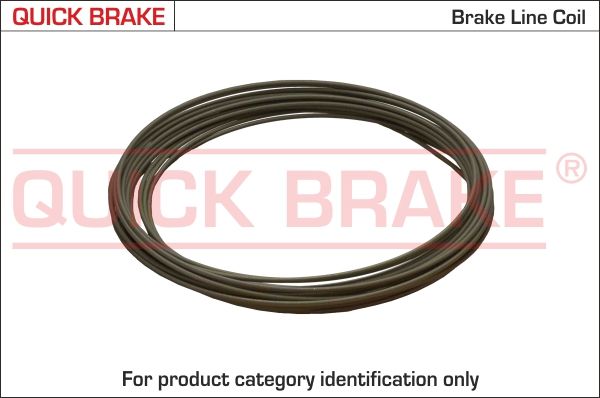 Quick Brake 1710181STRING Трубка гальмівна 5m (3/16'') 4,75mm/Сталь