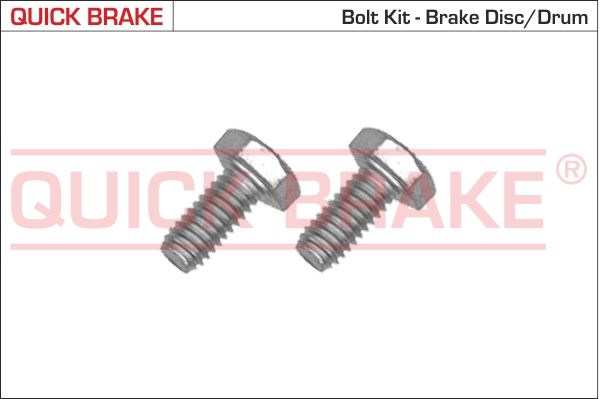 Quick Brake 4904K Болт кріплення диска гальмівного Volvo S60/S80/V70/XC70/XC90 98-14 (M6x1) (к-кт 2шт)