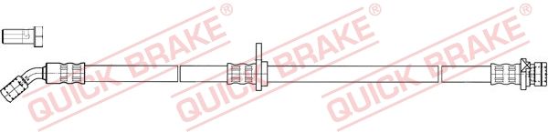 50.846X QUICK BRAKE Гальмівний шланг