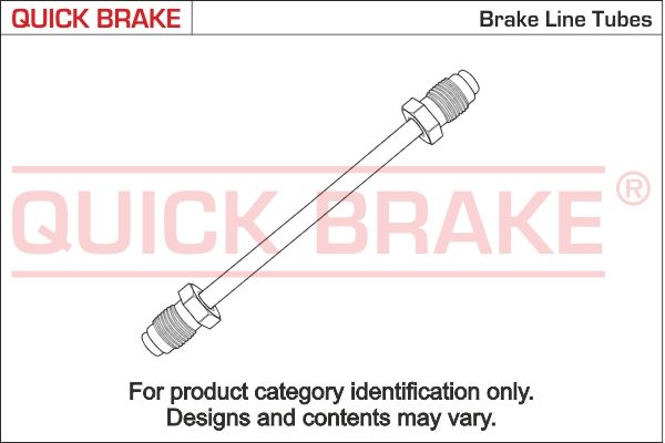 Quick Brake CU0670AA Гальмівний трубопровід