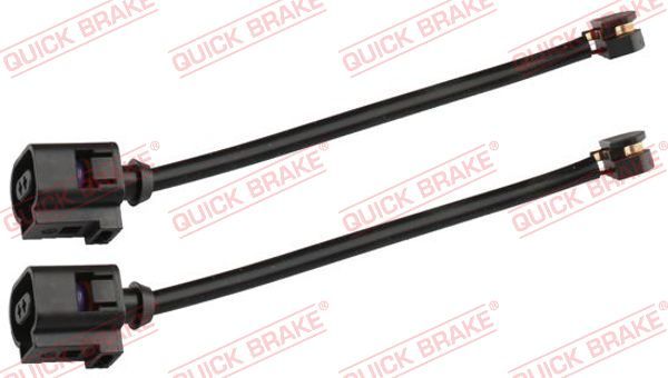 WS 0477 A QUICK BRAKE Датчик зносу гальмівних колодок (задніх) Porsche Cayenne 3.0 17- (К-кт 2 шт.) L=167mm