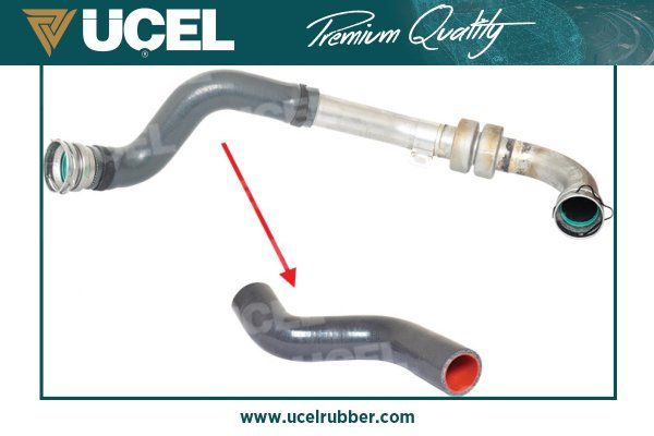 UCEL 15907 Патрубок інтеркулера Renault Megane III 1.5 dCi 08-