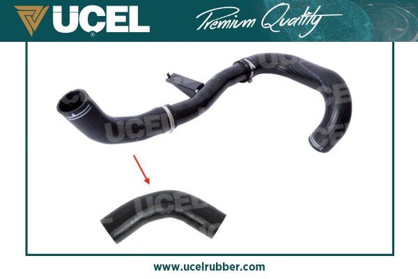 UCEL 35853 Патрубок інтеркулера Fiat Ducato 2.3D 06-