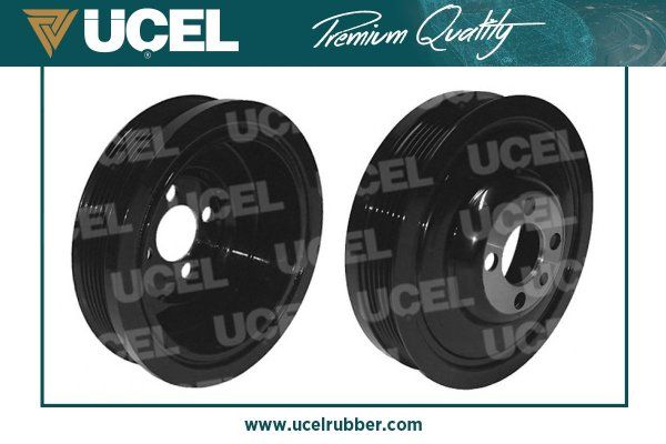 UCEL 4004 Шків колінвалу VW Caddy III 1.6TDI/2.0TDI 10-15, 55/62/75/81/103/125kw (+ болти)