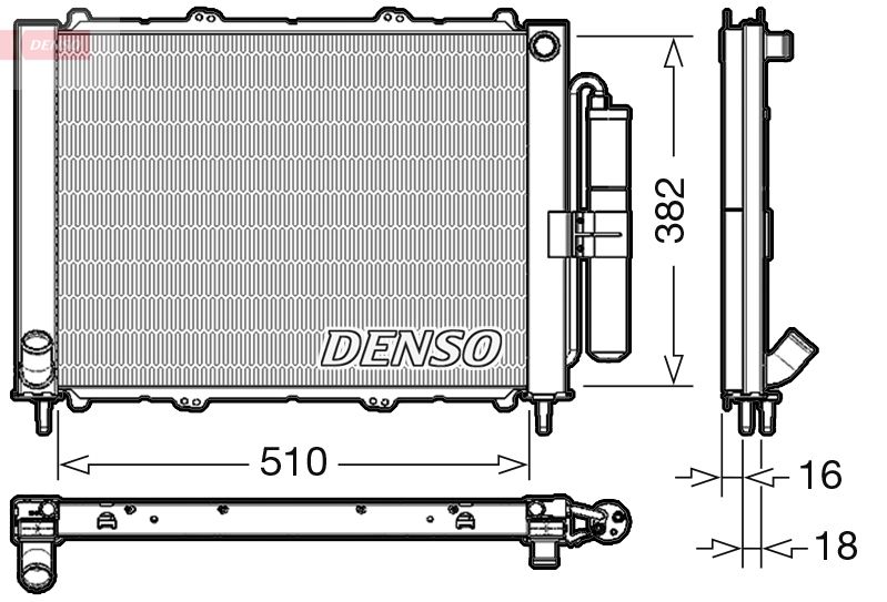 DRM23103  DENSO - Радіатор охолодження