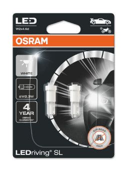 ЛАМПА 2723DWP-02B 0.25W 12V W2X4.6D BLI2 OSRAM
