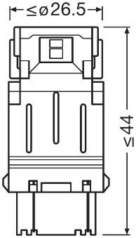 ЛАМПА 3157DYP-02B 1,9W 12V W2.5X16Q BLI2 OSRAM