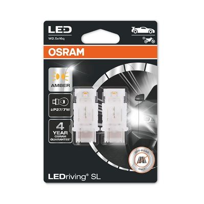 ЛАМПА 3157DYP-02B 1,9W 12V W2.5X16Q BLI2 OSRAM