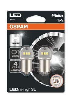 ЛАМПА 5008DWP-02B 1,2W 12V BA15S BLI2 OSRAM