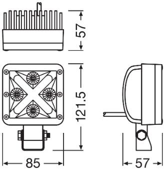 LEDDL101-SP OSRAM СВІТЛОДІОДНА ФАРА 12V FS1