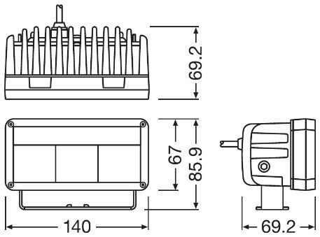 ЛАМПА LEDDL102-WD 12/24V FS1 OSRAM