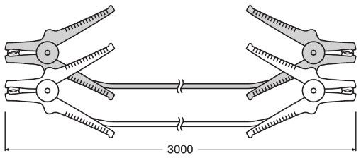 OSC101 OSRAM ДРОТИ СТАРТОВІ 200А