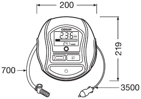 Компресор 180W OSRAM