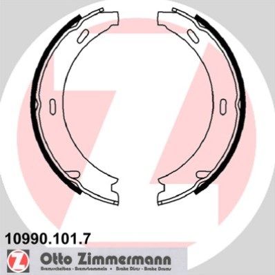 Zimmermann 109901017 Колодки гальмівні барабанні комплект