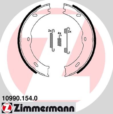 Zimmermann 109901540 Колодки гальмівні барабанні комплект