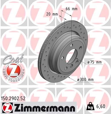 Zimmermann 150290252 Диск гальмівний SPORT Z