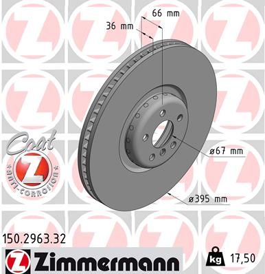 Zimmermann 150296332 Гальмівний диск