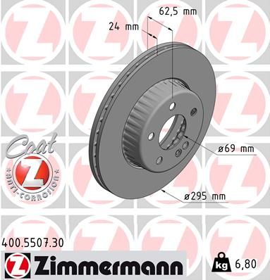 Zimmermann 400550730 Гальмівний диск