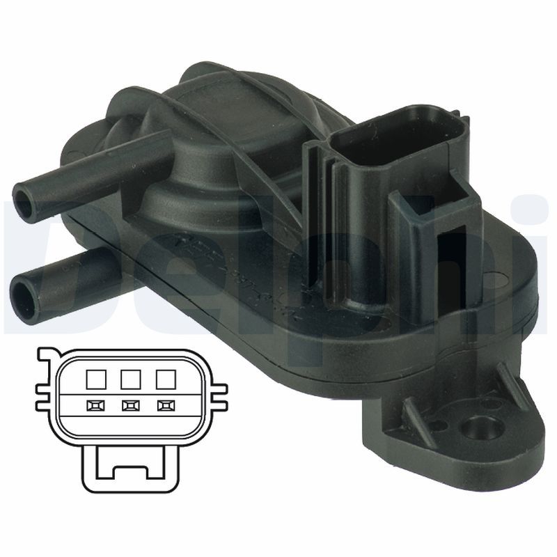 DPS00010 Delphi Датчик тиску вихлопних газів Ford Focus/Mondeo 1.6/2.0 TDCi 04-15
