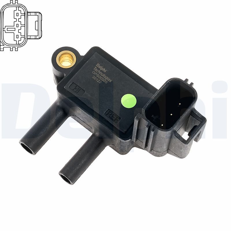 DPS00026-12B1 Delphi Датчик тиску вихлопних газів