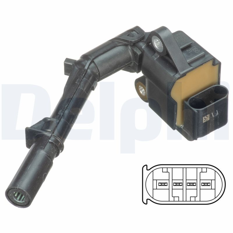GN10690-12B1 Delphi Котушка запалювання