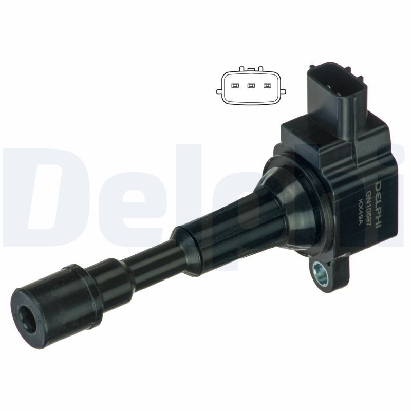 GN10697-12B1 Delphi Котушка запалювання Mazda 2/3 1.3-2.0 03-14