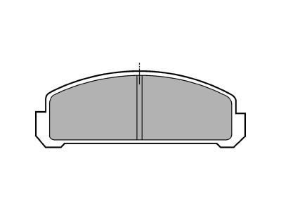 LP1583 Delphi Колодки гальмівні (передні) Ford Transit 00- (Bosch)