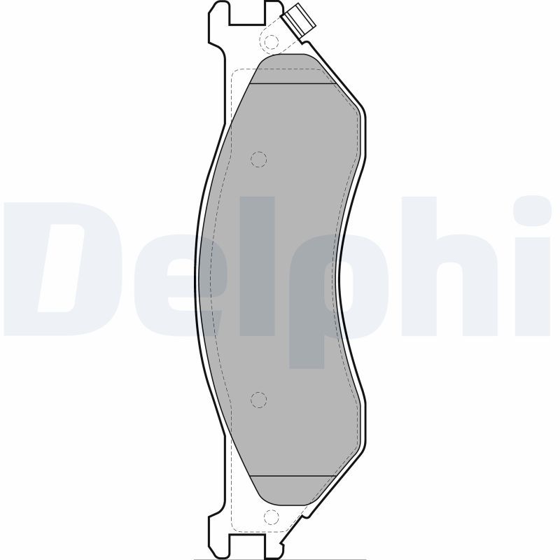 LP1692 Delphi Гальмівні колодки до дисків