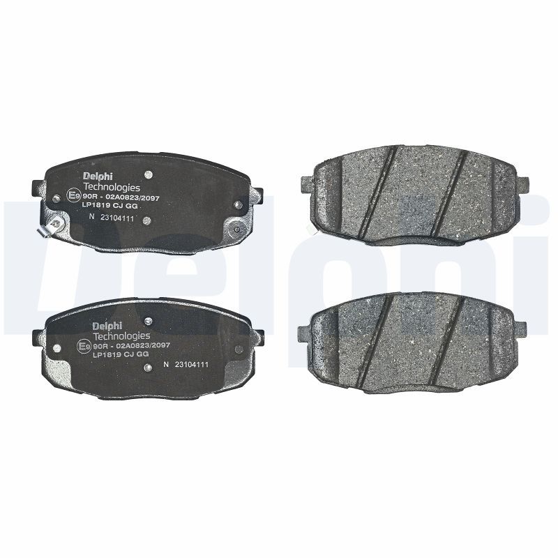 LP1819 Delphi Колодки гальмівні (передні) Hyundai i30 08-/Kia Cerato II 09- (Mando)