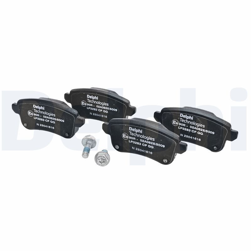 LP3283 Delphi Колодки гальмівні (задні) Renault Megane IV/Scenic IV/Grand Scenic IV/Talisman 16-
