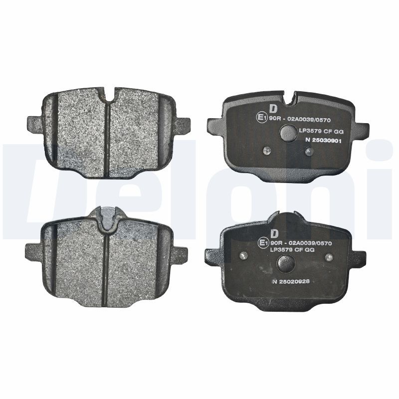 LP3579 Delphi Гальмівні колодки до дисків (з болтами)
