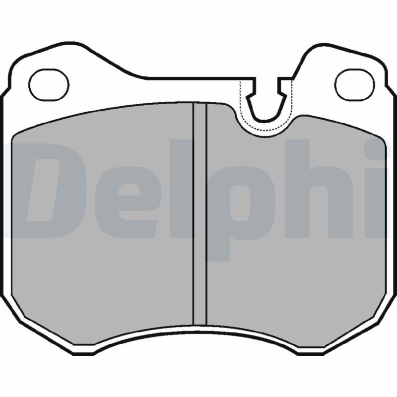 LP586 Delphi Гальмівні колодки до дисків