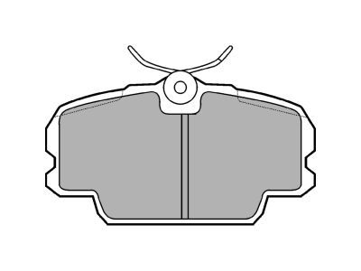 LP595 Delphi Гальмівні колодки до дисків