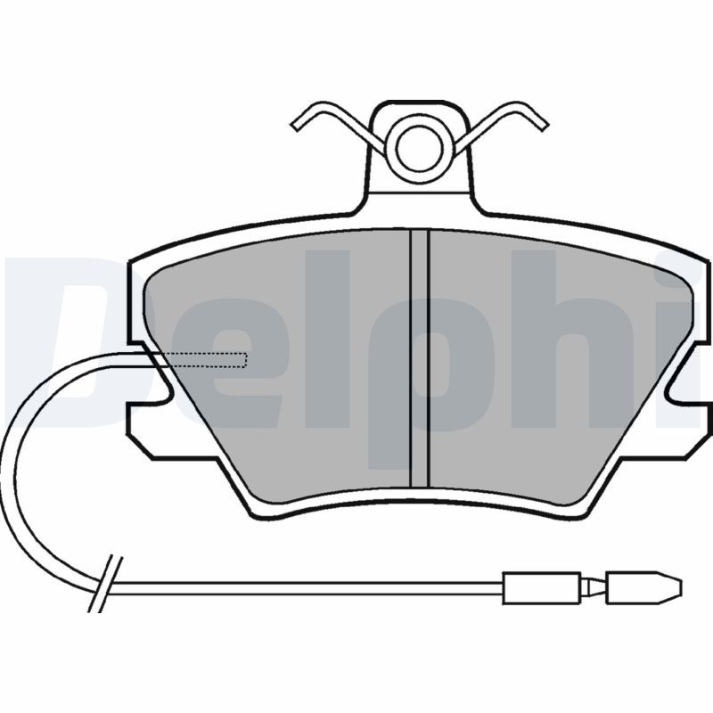 LP919 Delphi Гальмівні колодки до дисків