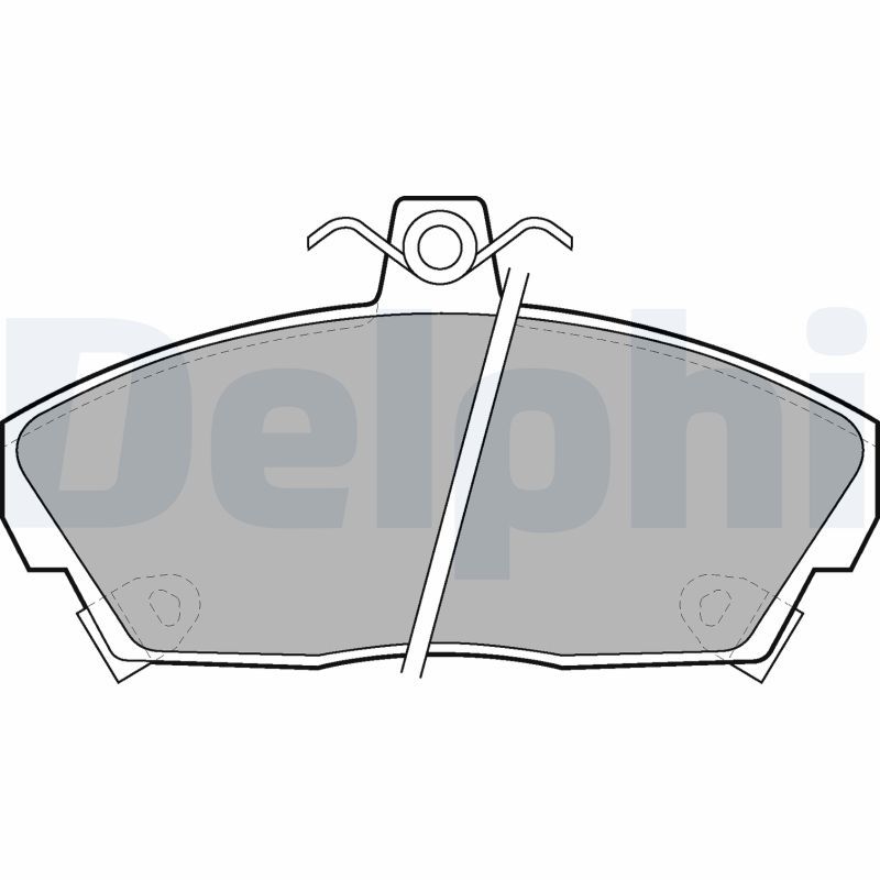 LS1233 Delphi Гальмівні колодки до барабанів