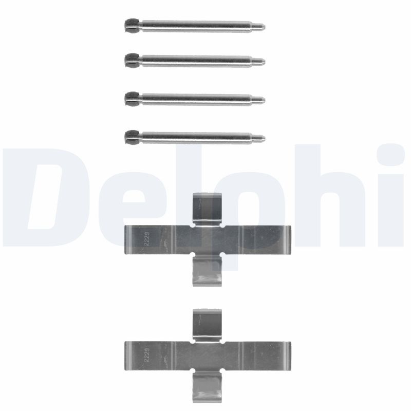 LX0047 Delphi Монтажний комплект гальмівних колодок