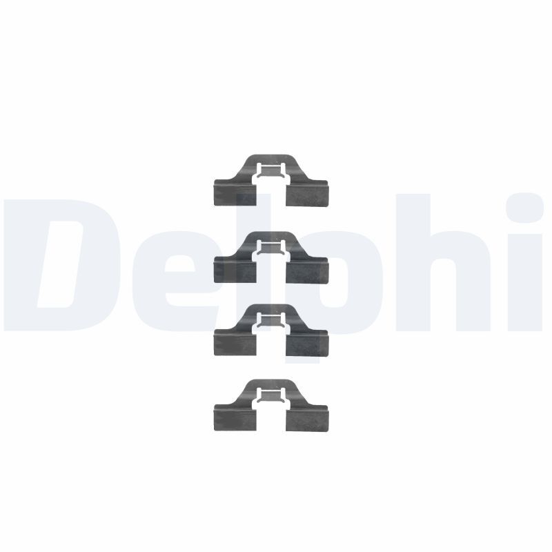 LX0307 Delphi Монтажний комплект гальмівних колодок