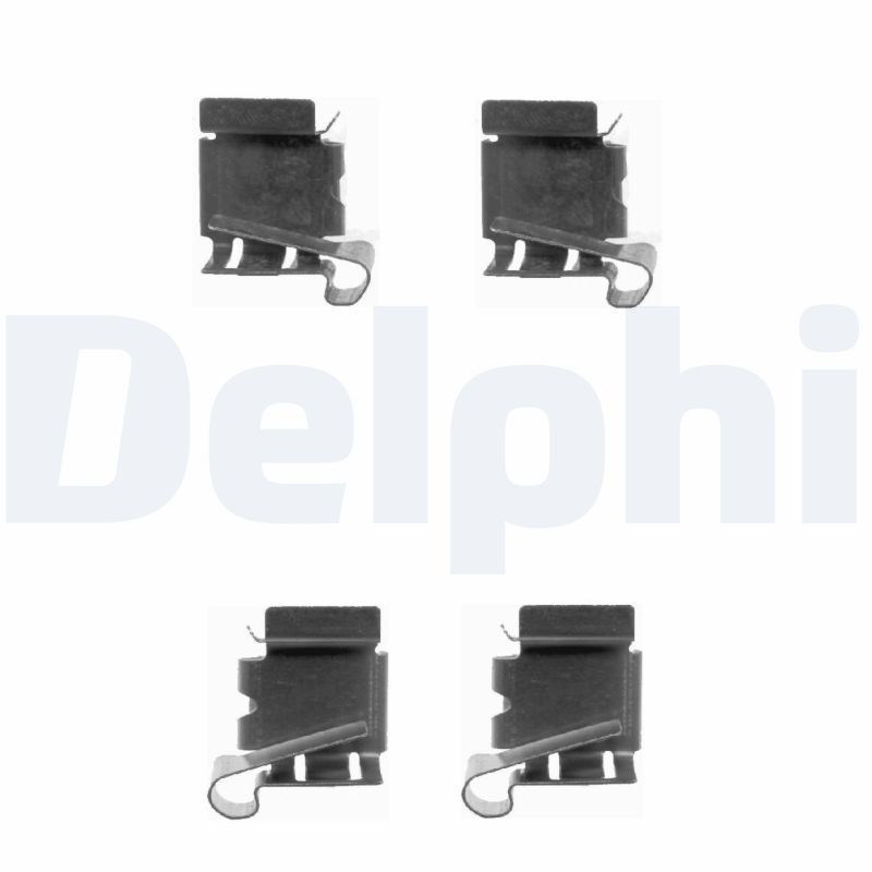 LX0390 Delphi Монтажний комплект гальмівних колодок