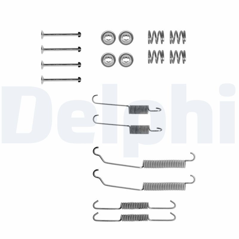 LY1102 Delphi Монтажний комплект гальмівних колодок